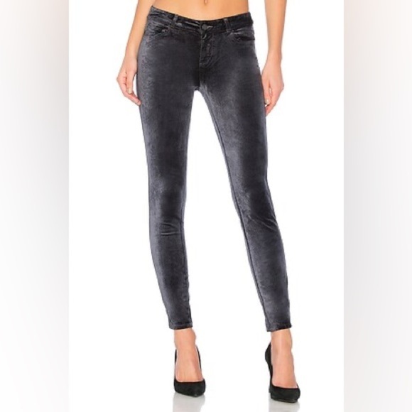 NWT PAIGE Verdugo Ultra Skinny Velvet in Midnight Slate- Size 29 - Picture 1 of 8